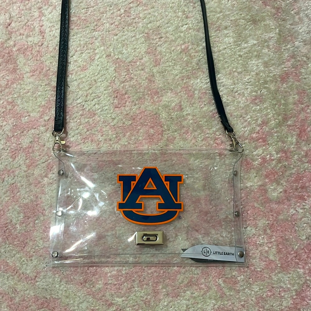 Clear auburn game day bag
